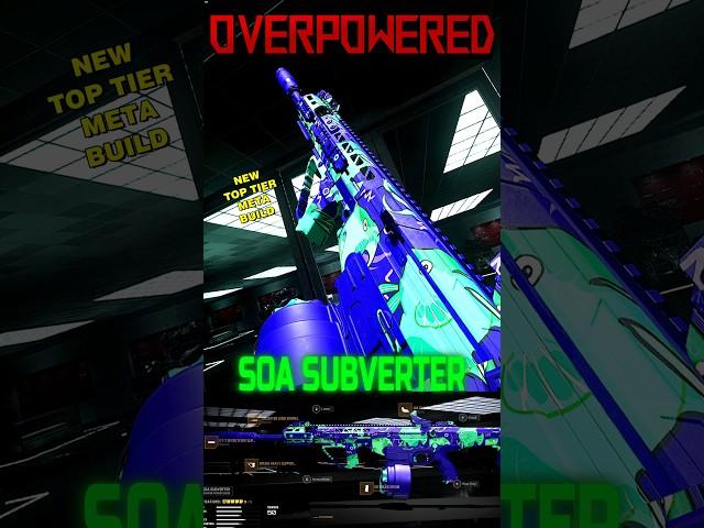 This NEW *SOA SUBVERTER* Build is OVERPOWERED️| Best Class Setup | META | MW3 | COD WARZONE #shorts