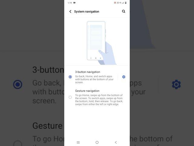 how to change back and home button in android