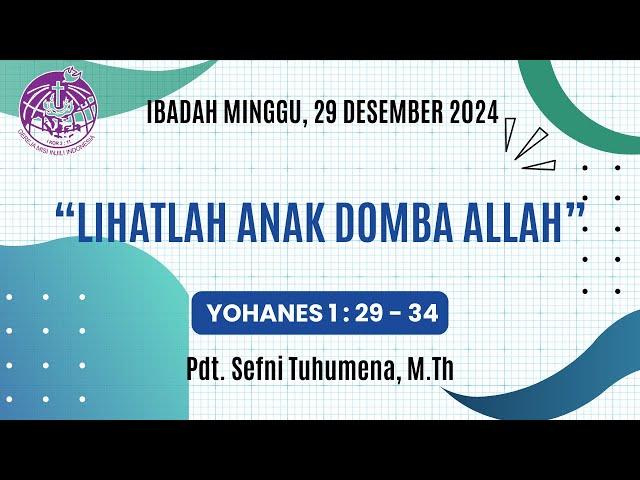 Ibadah Raya GMII Filipi Jkt, 29 Desember 2024