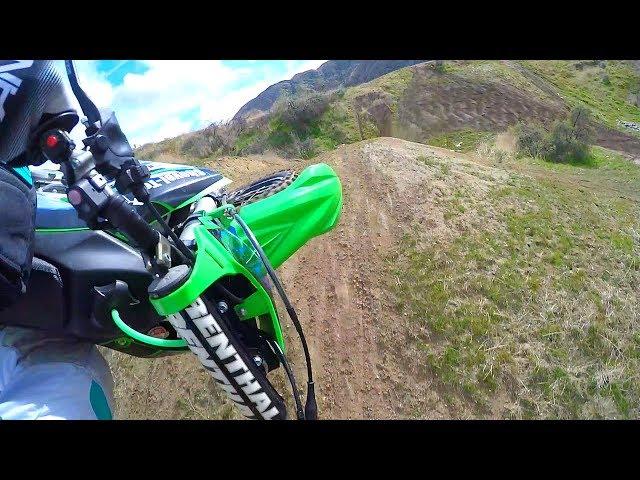 Motocross Freeride Jumps At Nonamers Canyon