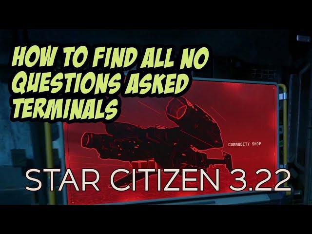 How To Find Locations To Sell Drugs (No Questions Asked Terminals) | Star Citizen 3.22