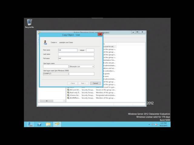 Installing and Configuring ADS, DNS and DHCP in Windows Server 2012 and Client Configuration