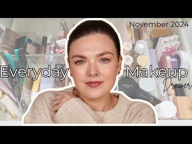 Everyday Makeup Drawer & Shop My Stash GRWM! November 2024