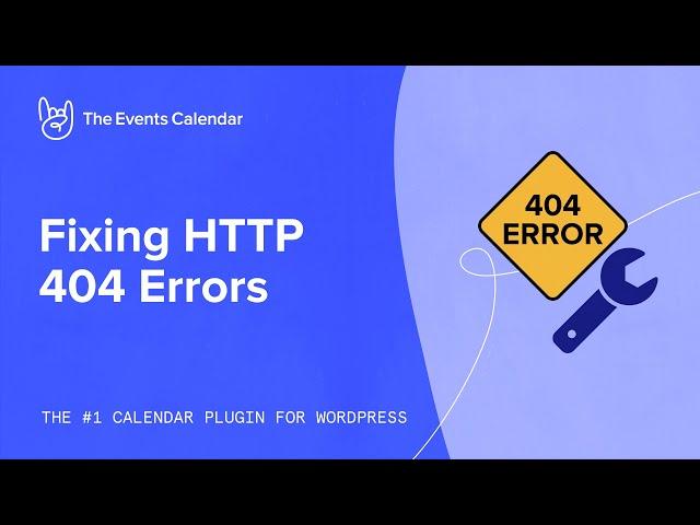 Fixing HTTP 404 Errors