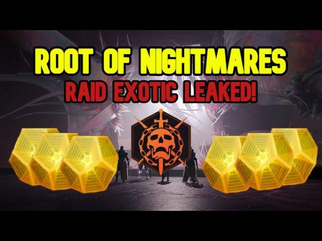 NEW LEAKED RAID EXOTIC FOR ROOT OF NIGHTMARES RAID! | Destiny 2, Lightfall