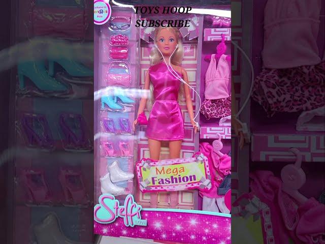 Mega Fashion Doll |Steffi Love| #toys#pink#doll#set#clothes#shoes#bags#hair#toys#hoop #shorts