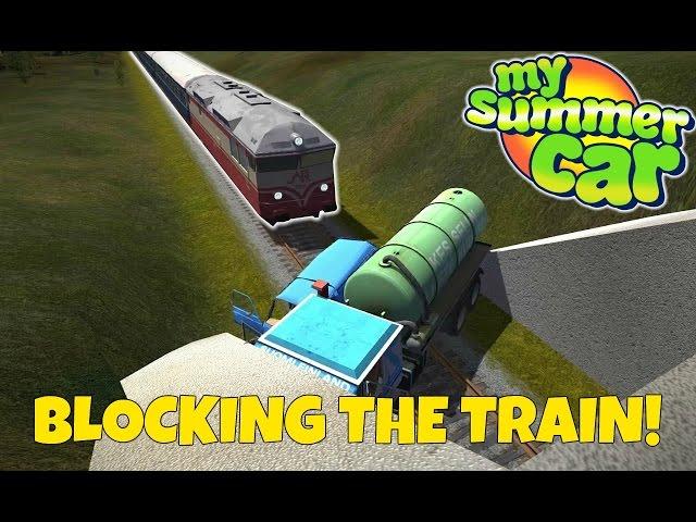 TRYING TO STOP THE TRAIN + VAN EXPLOSION! - My Summer Car Update Gameplay - EP 25