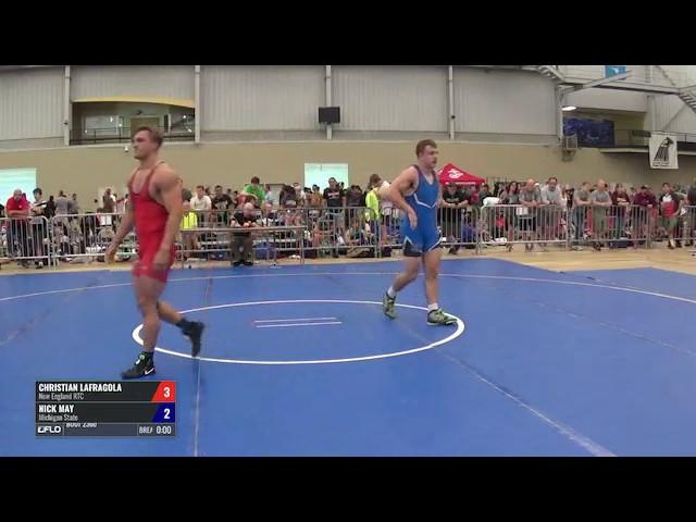 86 Round of 64 - Christian Lafragola (New England RTC) vs. Nick May (Michigan State)