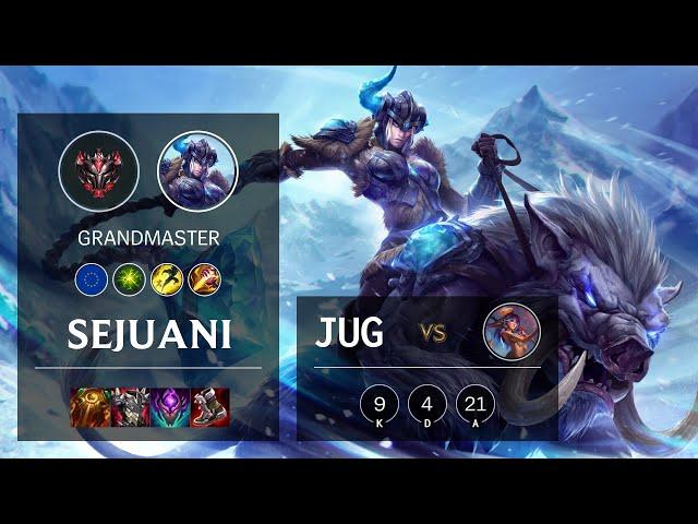 Sejuani Jungle vs Lillia - EUW Grandmaster Patch 11.8