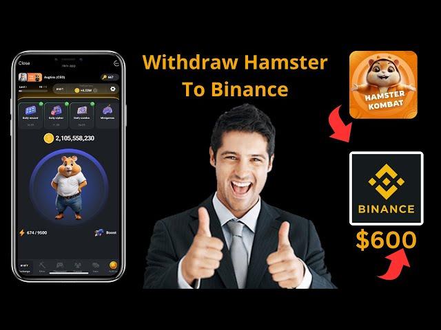 How To Withdraw Hamster Kombat To Binance || Deposit Crypto in BINANCE