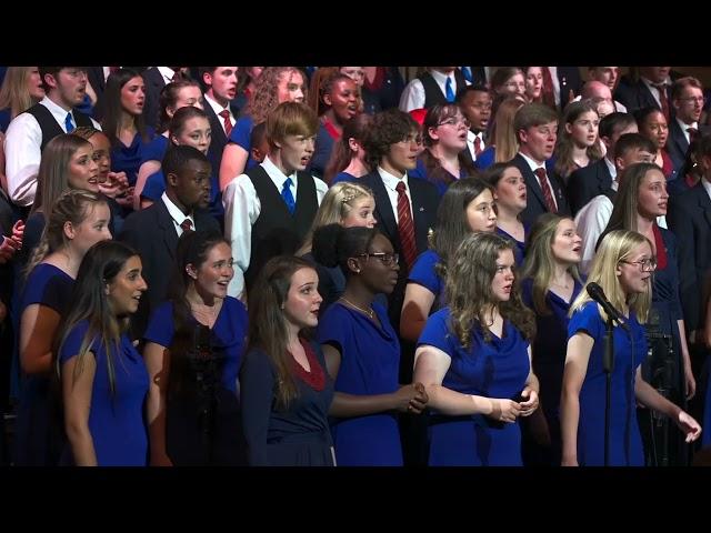 LET THE RIVER RUN - Carly Simon, arr. Craig Hella Johnson. Tuks Camerata and Barnsley Youth Choir