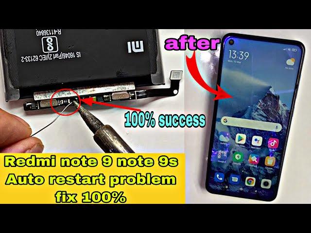 How To Fix Redmi note 9 note 9s Auto Restart Problem | Fix 100% You Can do This at Your Own !