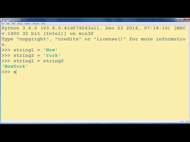 How to Concatenate Strings in Python programming language (plus operator)