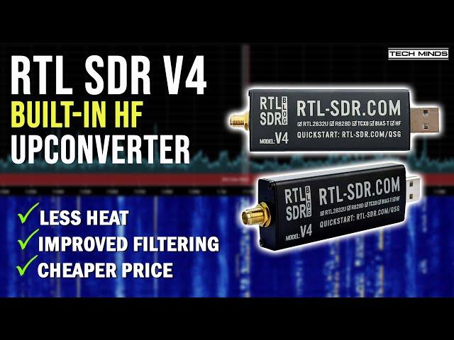 RTL SDR V4 - Now with Built-In HF Upconverter  + More Features