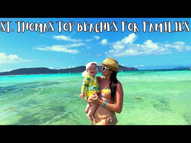 Top 4 Family Beaches in St. Thomas, US Virgin Islands! | Magens Bay Beach, Coki Beach, & more!