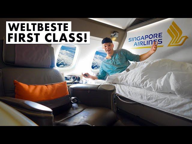 16 Stunden in der BESTEN First Class der Welt (Singapore Airlines Suites)