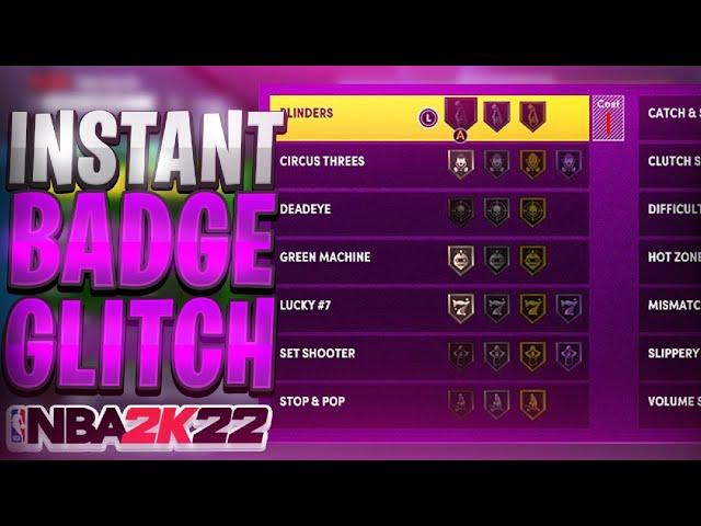 *NEW* NBA 2K22 INSTANT BADGE GLITCH CURRENT GEN! BADGE GLITCH 2K22! NBA 2K22 GLITCH!