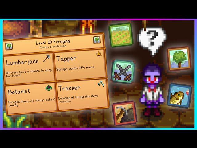 What are the BEST PROFESSIONS to Choose in Stardew Valley?