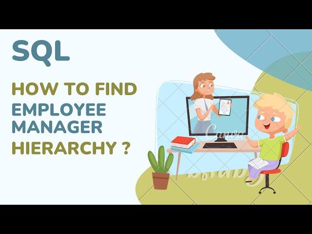 SQL Interview - Employee Manager Hierarchy - Self Join #sqlinterviewquestions