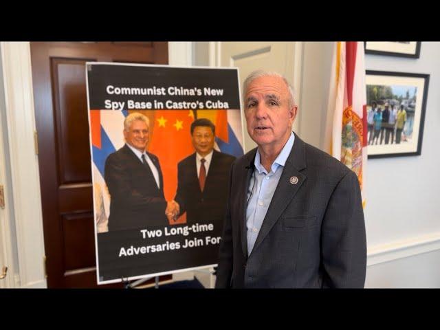 Congressman Carlos Gimenez on Chinese Spy Base in Cuba