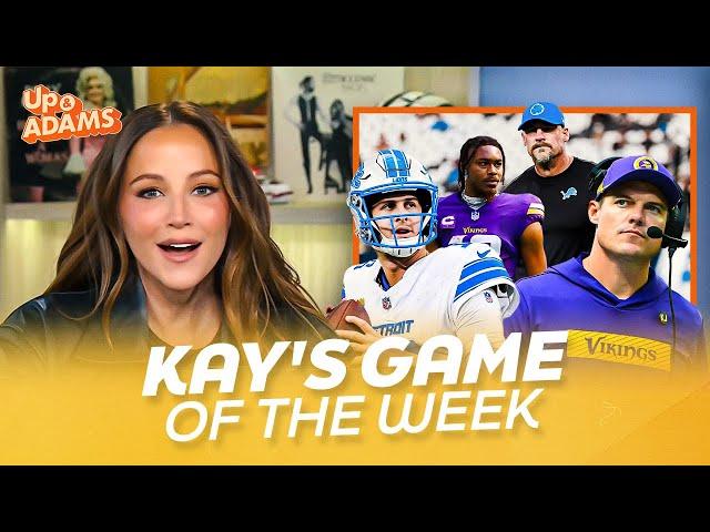 Kay Adams and Hammer Break Down Lions vs Vikings… Kay’s Game of the Week