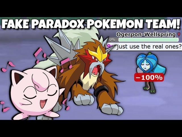 FULL FAKE PARADOX POKEMON TEAM DESTROYS GEN 9! POKEMON SCARLET AND VIOLET