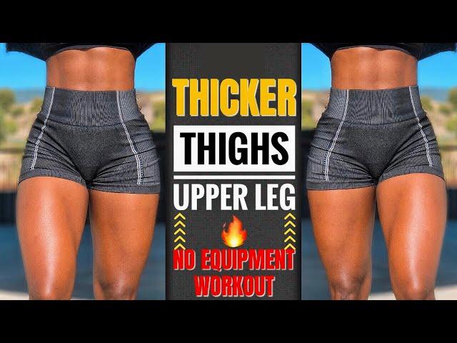 Grow THICKER THIGHS, INTENSE LEG WORKOUT In 10 Mins At Home (10 Days Results)