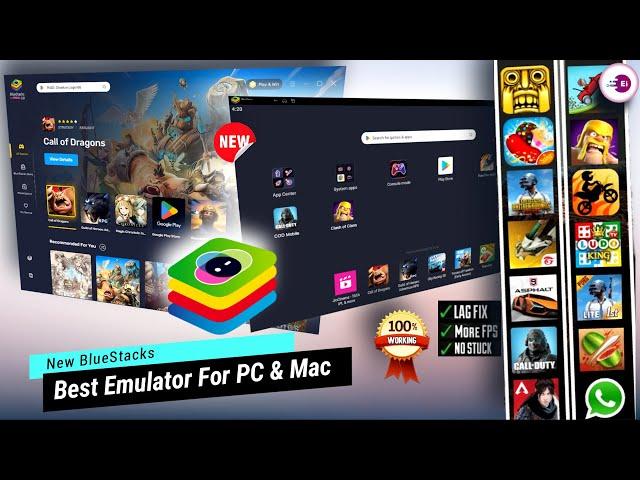 New BlueStacks: Play Games on PC & Mac, Android Emulator For Low-end PC/Laptop