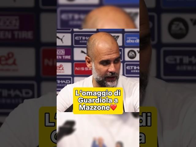 L’omaggio di Guardiola a Mazzone️ #calcio #calcioitaliano #guardiola #mazzone #seriea