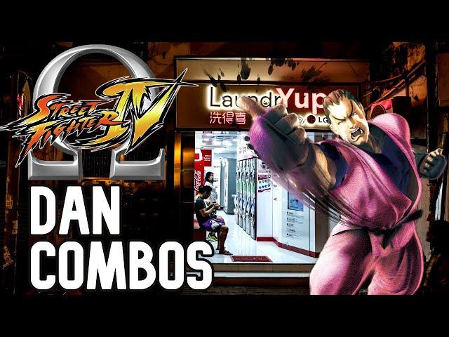 "A Serious Dan" Street Fighter 4: Omega Mode Dan Combos