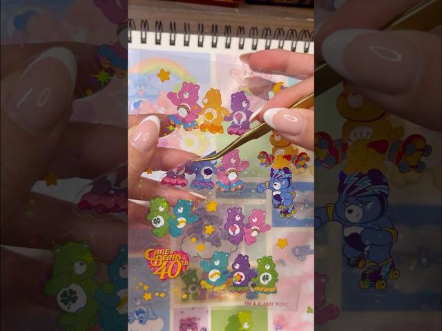 Care Bears 🩵 #carebears #asmr #scrapbooking #journal #holidayswithyoutube