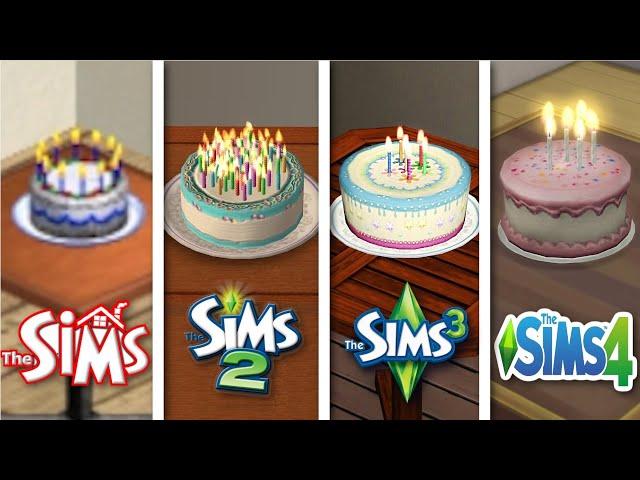 Sims 1 vs Sims 2 vs Sims 3 vs Sims 4 - Birthdays