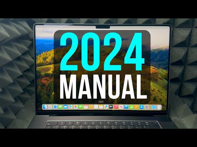 How to Use MacBook Pro 2024 - MacBook Pro Basics - Mac Beginner's Guide - New to Mac Manual