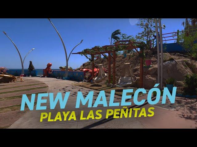 New Malecón at Playa Las Peñitas  Poneloya León Nicaragua Beach