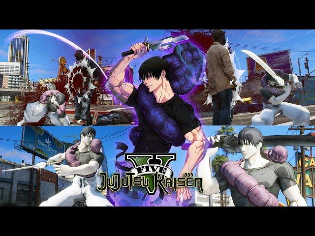 GTA 5 - Toji Fushiguro Mod – Deadly Combat Showcase (Jujutsu Kaisen Fan Project)