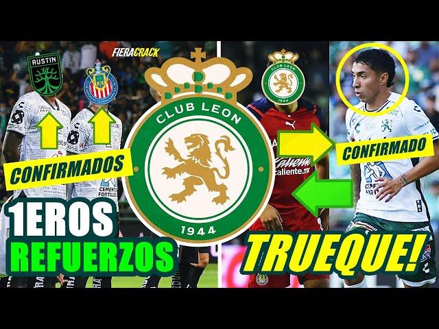  REFUERZOS CONFIRMADOS del CLUB LEÓN  CISNEROS - RIGONI - B. MARTINEZ  FICHAJES Clausura 2025