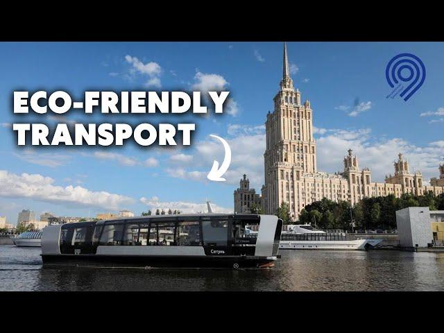I Went on the WORLD'S FIRST Year-Round Electric River Tram in Russia