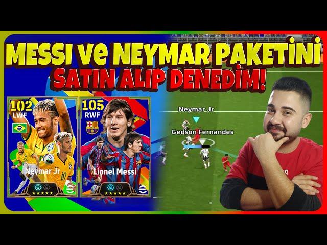 2014 NEYMAR ve 2005 MESSI PAKETLERİNİ SATIN ALIP DENEDİM! ALINIR MI? İLK eFootball Mobile 2025 MAÇIM