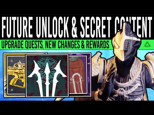 Destiny 2: FUTURE UNLOCKS & REPRISAL LEAKS! Secret QUESTS, Challenge Changes, Dungeon Update & More