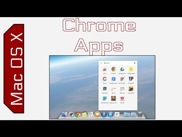 Chrome App Launcher for OS X: HOW IT WORKS