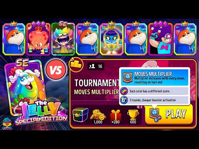 JELLY CONQUER x2 TOURNAMENT Match Masters: 16 PLAYERS MOVES MULTIPLIER