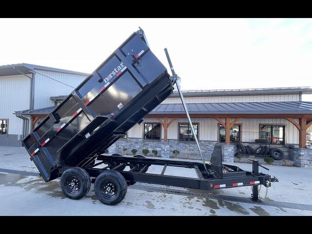 Ironbull 7x14' High Side Low Profile Hydraulic Dump Trailer 14000# GVW DXB831427-HS4