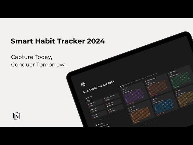 Smart Notion Habit Tracker for 2024