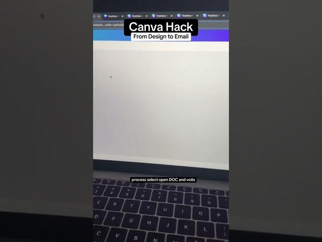 Take your design and turn it into an Email! #canva #canvatutorial #canvatutorialforbeginners
