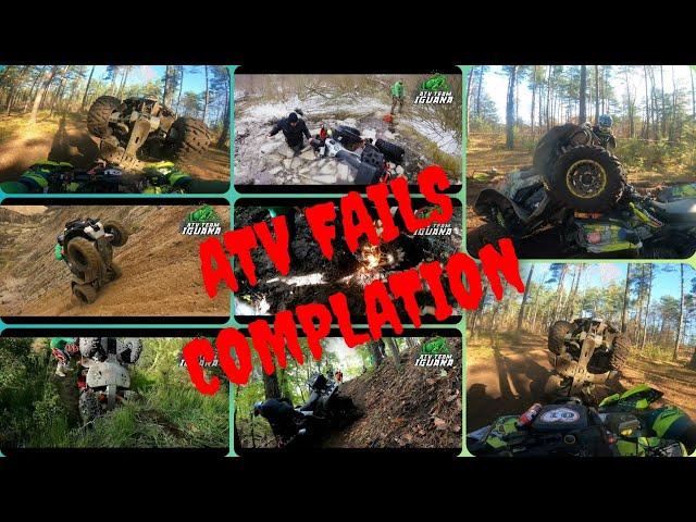 Epic ATV Fails  compilation by ATV Team Iguana  Can am Outlander Renegade Polaris Yamaha Grizzly