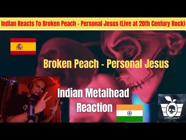 Broken Peach - Personal Jesus (Live at 20th Century Rock) Reaction | Indian Metalhead Reacts