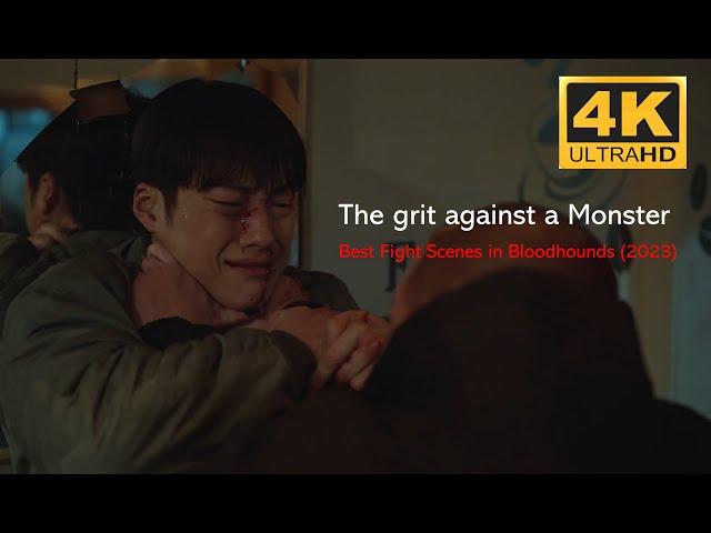 Best Fight Scenes in Bloodhounds | 2023 | Gun-woo Vs Beom