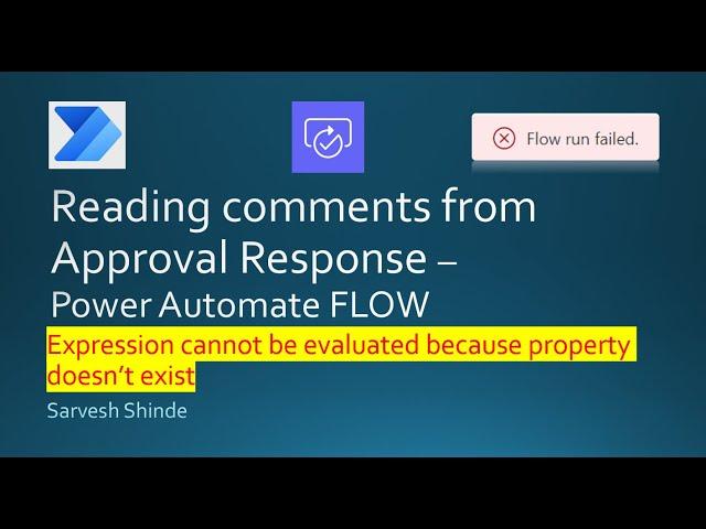 Reading comments from Approval Response in FLOW with correct expression | Power Automate | Approvals