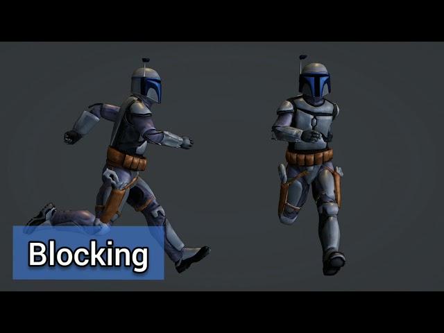 Animation Run Cycle Progression/Breakdown | #Bobafett