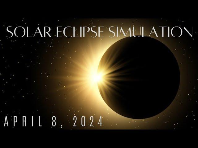 Solar Eclipse April 8, 2024 Simulation For Each US State